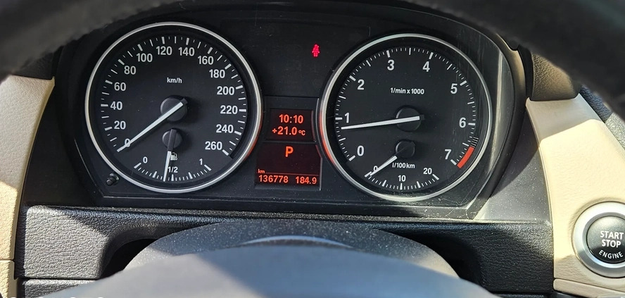 BMW X1 cena 55500 przebieg: 137000, rok produkcji 2013 z Warszawa małe 407